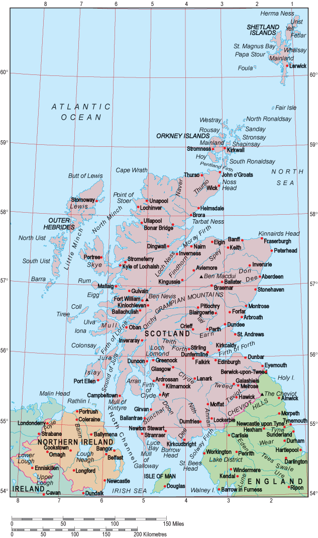 Map Scotland