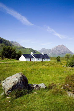 Blackrock Cottage in the Scottish Highlands
